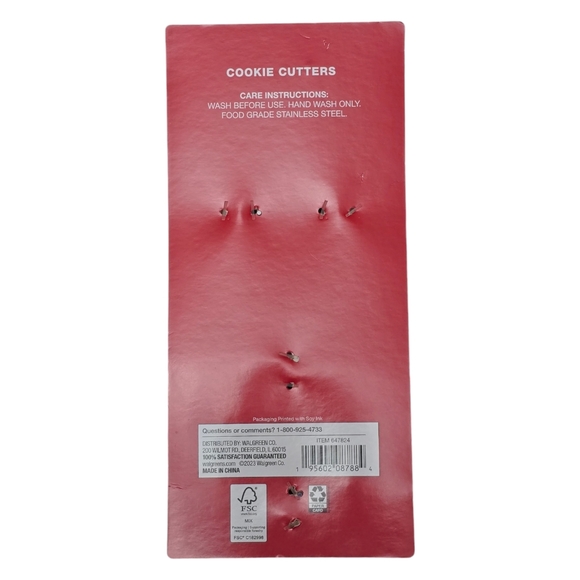 NWT Christmas Cookie Cutters Set 2pc Snowman and Snowflake Stainless Steel - Picture 7 of 8